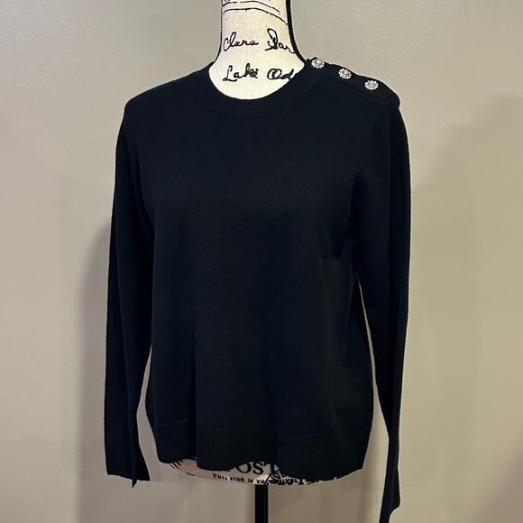 Masai Copenhagen Mafilizia Shoulder Button Crewneck Sweater - Picture 13 of 15